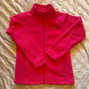 Columbia Vibrant Pink Full-Zip Fleece